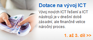 Dotace na vývoj ICT