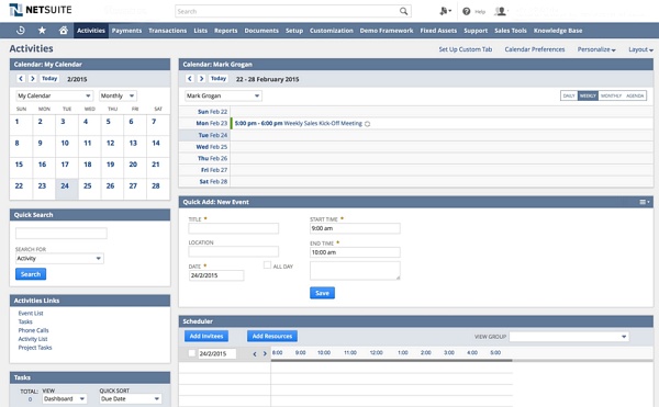 ERP systém Netsuite