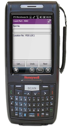 ERP news sklady warehouse data collection